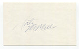 Clemon Johnson & Nate McMillan Signed 3x5 Index Card Autographed NBA Basketball
