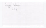 Rugger Ardizoia Signed 3x5 Index Card Autographed Signature New York Yankees 