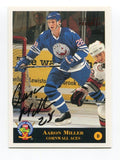 1994 Classic Blue Chip Aaron Miller Signed Card Hockey Autograph AUTO #105