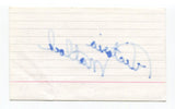 Victoria Matlock Signed 3x5 Index Card Autographed Actress Wicked Evita