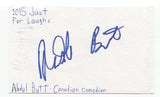 Abdul Butt Signed 3x5 Index Card Autographed Signature Comedian Comic Actor