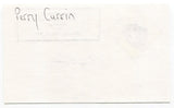 Perry Currin Signed 3x5 Index Card Autographed MLB Baseball 1947 St Louis Browns