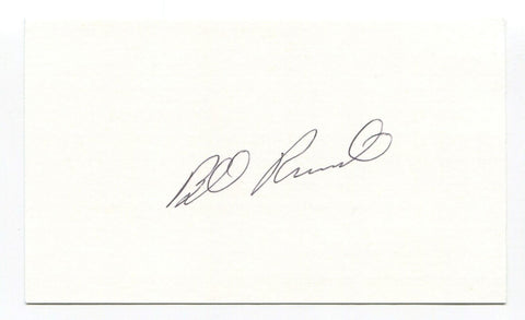 Bill Russell Signed 3x5 Index Card Autographed MLB Baseball Los Angeles Dodgers