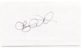 Larry Parrish Signed 3x5 Index Card Autographed Baseball Texas Rangers All Star