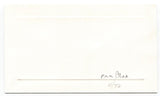 Martin Rackin Signed Card Autographed Signature Film Producer