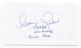 George Culver Signed 3x5 Index Card Baseball Autographed Signature No Hitter