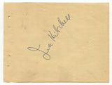 Ida Kitchell Signed Album Page Autographed 1949 Signature Dancer