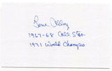 Gene Alley Signed 3x5 Index Card Autographed Signature MLB Pittsburgh Pirates