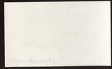 Debbie Reynolds Signed Index Card Signature Vintage Autographed AUTO 
