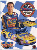 Andy Santerre Signed 8.5 x 11 inch Photo NASCAR Racing Race Car Driver