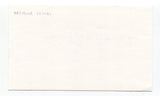 Hermina "Irish" Franks Signed 3x5 Index Card AAGPBL Girls Baseball Autographed