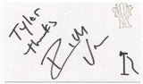 Rich Vos Signed Index Card Autographed Vintage Signature Comedian 