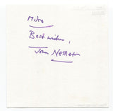 John Nettleton Signed Page Autographed Signature Inscribed "To Mike"