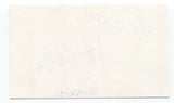 Sass Jordan Signed 3x5 Index Card Autographed Signature Singer