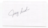 Jerry Rush Signed 3x5 Index Card Autographed NFL Football Detroit Lions