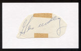 Gene Woodling Signed Cut Autograph Signature Signed Circa 1962 Baseball