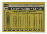 1990 Topps Denny Walling Signed Card Baseball MLB Autographed Auto #462