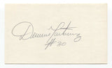 Dennis Martinez Signed 3x5 Index Card Autographed Baseball Perfect Game