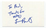 Leonardo Benvenuti Signed 3x5 Index Card Autographed Director Space Jam