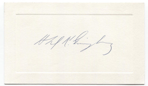 Harold K. Guinzburg Signed Card Autographed Signature Viking Press Founder