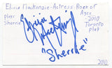 Elicia MacKenzie Signed 3x5 Index Card Autograph Actress Sound of Music