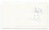 The Rapture - Mattie Safer Signed 3x5 Index Card Autographed Signature Band