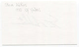 Steve Adkins Signed 3x5 Index Card Autograph Signature MLB New York Yankees 1990