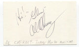 Al Cherney Signed 3x5 Index Card Autographed Signature Musician