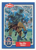 1988 Swell Ron Mix Signed Card Football Autographed #85