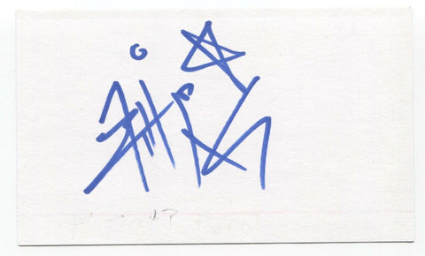 Billy Klippert Signed 3x5 Index Card Autographed Signature Canadian Idol Singer