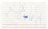 Wayne Flemming Signed 3x5 Index Card Autograph Signature Actor Comedian