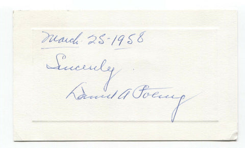 John Pellew Signed Card Autographed Signature Artist Painter