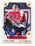 1991 7th Inning Sketch Alain Nasreddine Signed Card Hockey Autograph AUTO #277