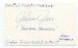 Barstool Prophets Graham Greer Signed 3x5 Index Card Autographed Signature Band