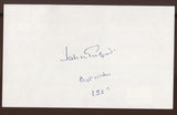 Sir John Gielgud Signed Index Card Autographed Signature AUTO Vintage