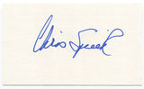 Chris Speier Signed 3x5 Index Card Autographed MLB Baseball San Francisco Giants