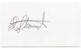 Ed Stroud Signed 3x5 Index Card Autographed MLB Baseball Washington Senators