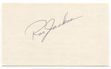 Ron Jackson Signed 3x5 Index Card Baseball Autographed Chicago White Sox