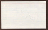 Mary Pierce Signed 3x5 Index Card Vintage Autographed Tennis Signature