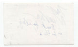 Jack Mosshammer Signed 3x5 Index Card Autograph Signature Actor Dick - Train 48