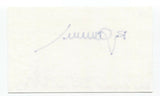 Barry Callaghan Signed 3x5 Index Card Autographed Signature Author Writer
