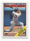 1988 Topps Bobby Meacham Signed Card Baseball MLB Autographed AUTO #659