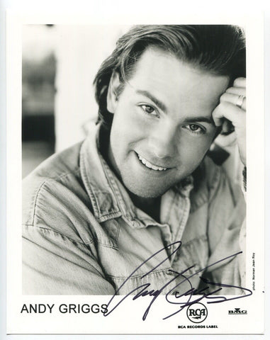 Andy Griggs Signed 8x10 Photo Autographed Country Music Singer
