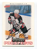 1999 Upper Deck Brian Campbell Signed Card Hockey NHL Autograph AUTO #367