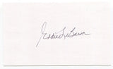 Eddie LeBaron Signed 3x5 Index Card Autographed NFL Football Dallas Cowboys