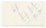 Jackie Richardson Signed 3x5 Index Card Autographed Signature Singer