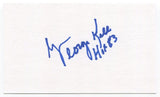 George Kell Signed 3x5 Index Card Autographed MLB Philadelphia Athletics HOF