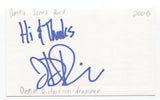 Danko Jones Band - Damon Richardson Signed 3x5 Index Card Autographed Signature