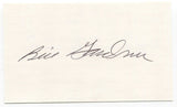 Billy Gardner Signed 3x5 Index Card Autographed MLB Baseball 1961 Yankees
