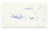 Jay Tavare Signed 3x5 Index Card Autographed Signature Actor Street Fighter